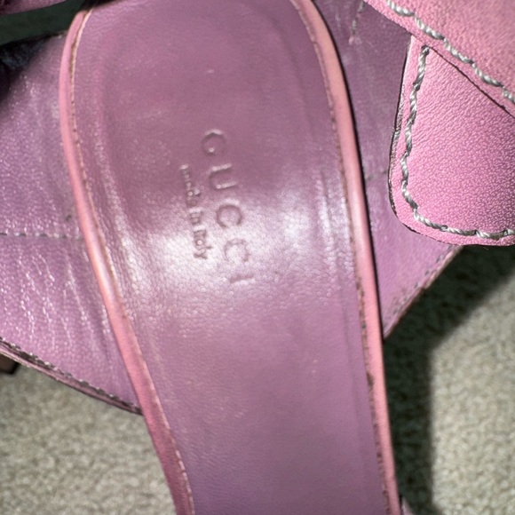 Gucci Iman Triple-Ankle Strap Platform Sandals, size 39 - Picture 7 of 10